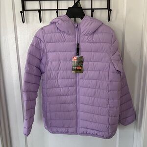 Ozark Trail Kids Purple Puffer Coat